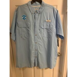 Magellan‎  Mens Shirt 3XL Fish Gear Mag Wick Vented Outdoors Two Pocket NWT Blue